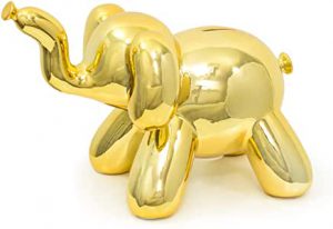 tirelire en forme de balon éléphant