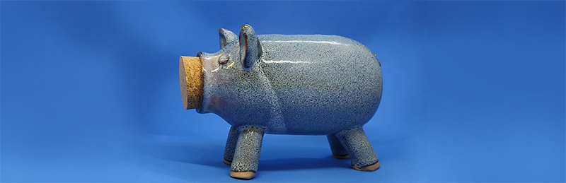 cochon en céramique