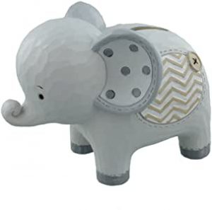 tirelire grise elephant