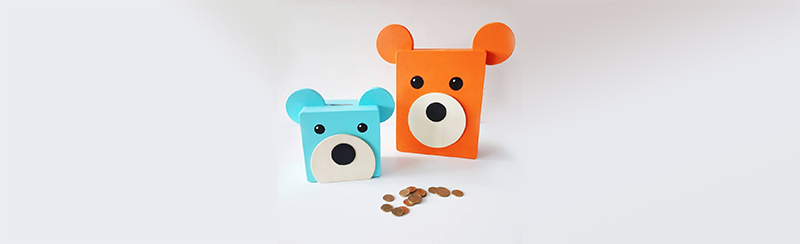 tirelire design chien